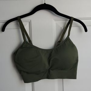Dark Green Paded Bralette